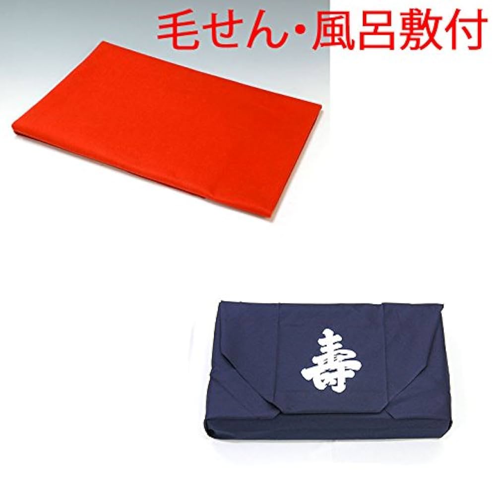 結納の時に役立つ広蓋と帛紗セット（女性側） Amazon | 結納-略式結納品- たまてばこセット【鈴】【毛せん